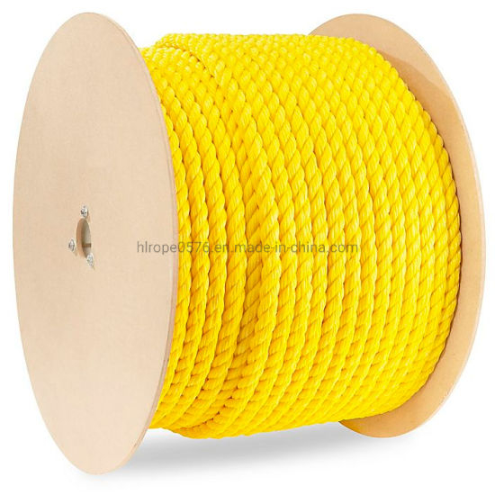 3 Strand Jalinan Kuning Polyamide (Nylon) Rope